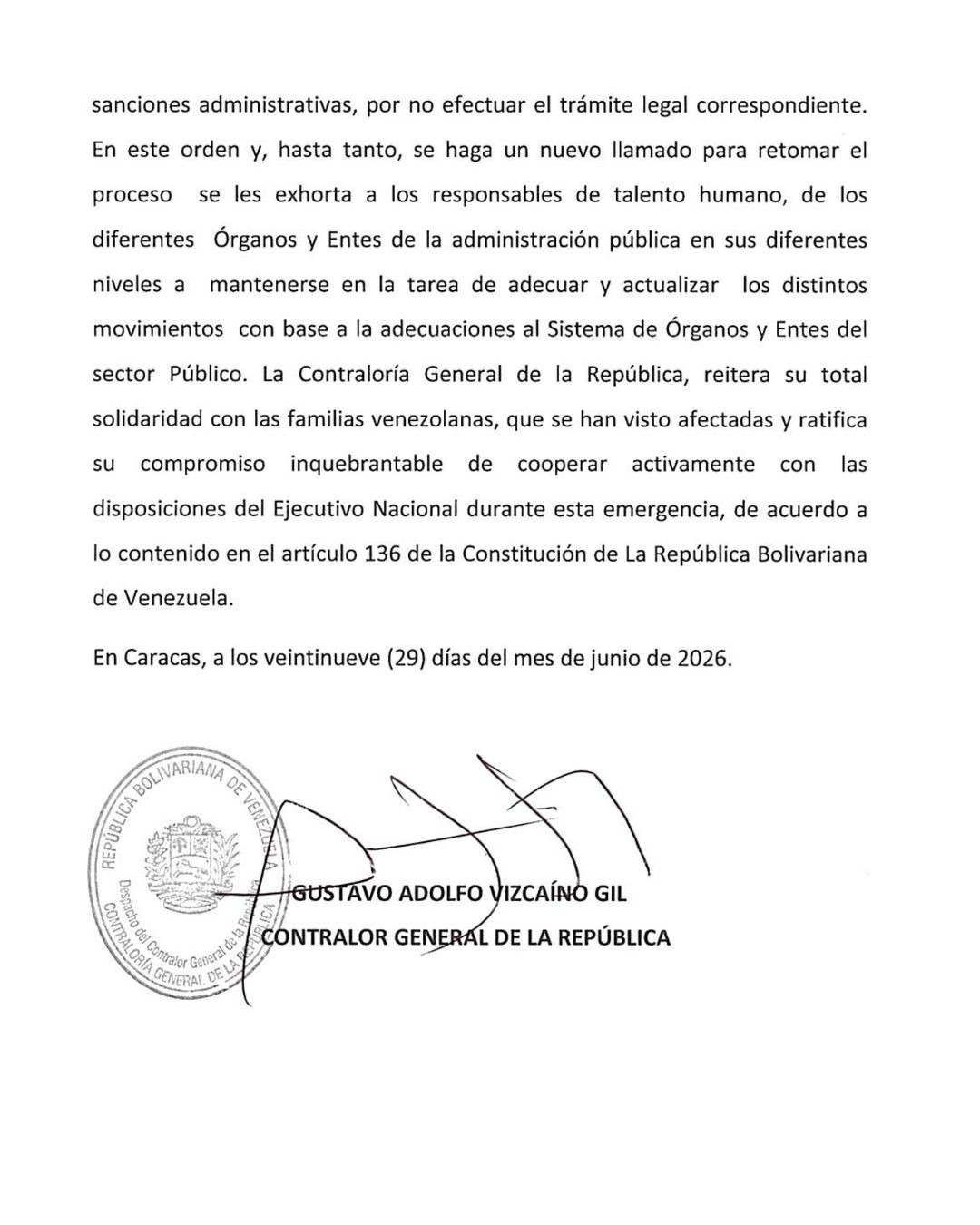 Comunicado Página 2